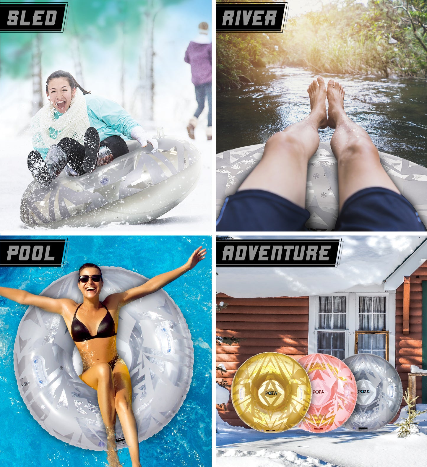 Silver Snow Tube - Poza