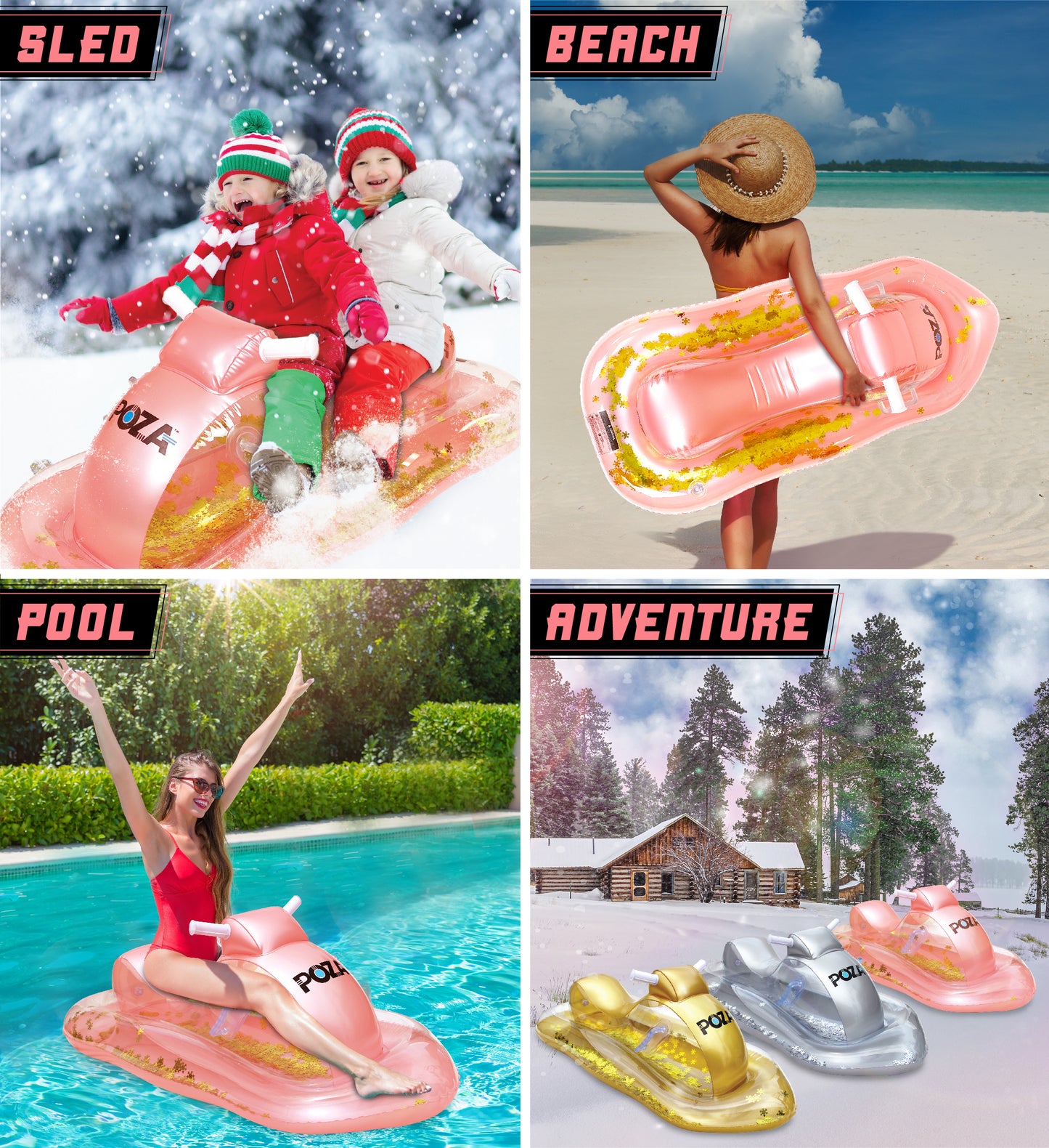 Rose Gold Snowmobile - Poza