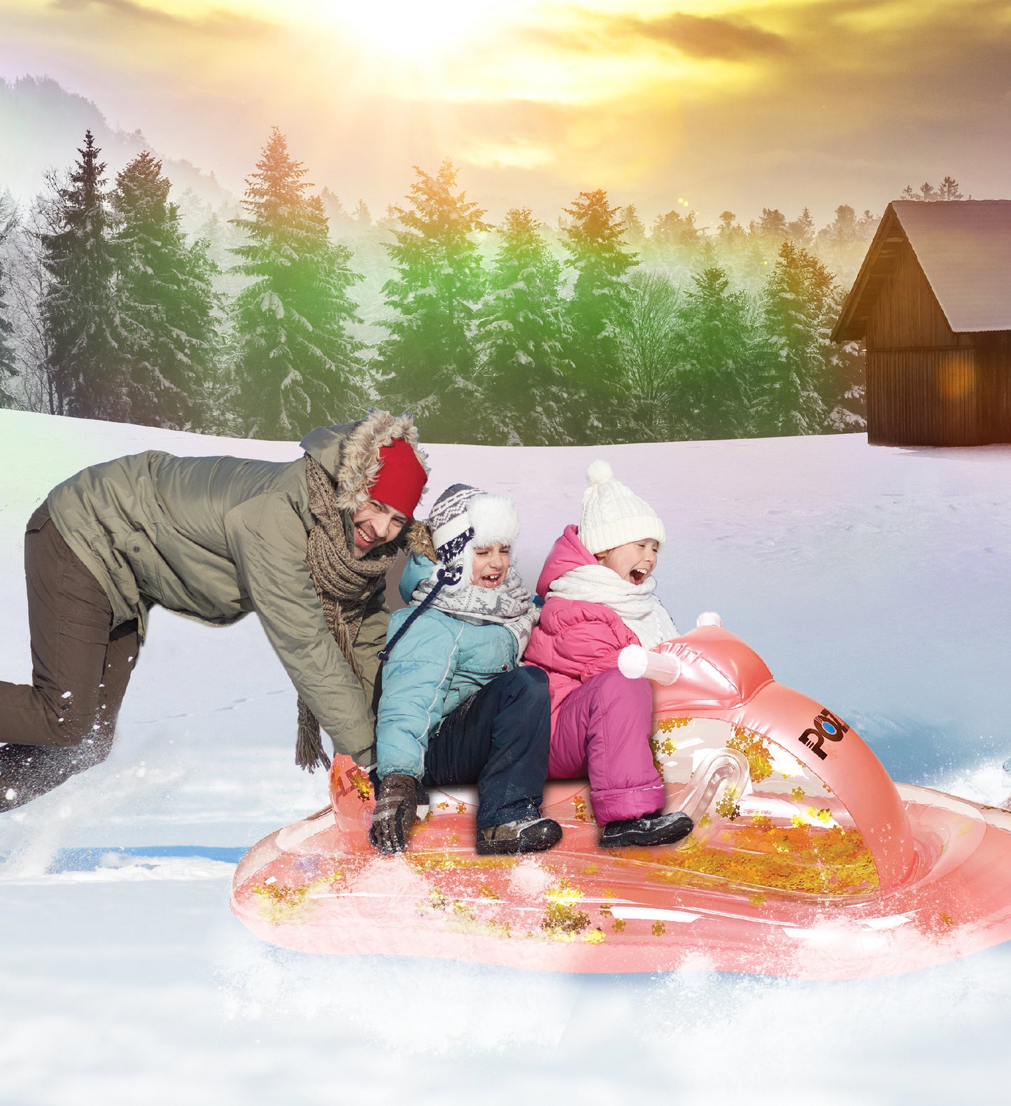 Rose Gold Snowmobile - Poza