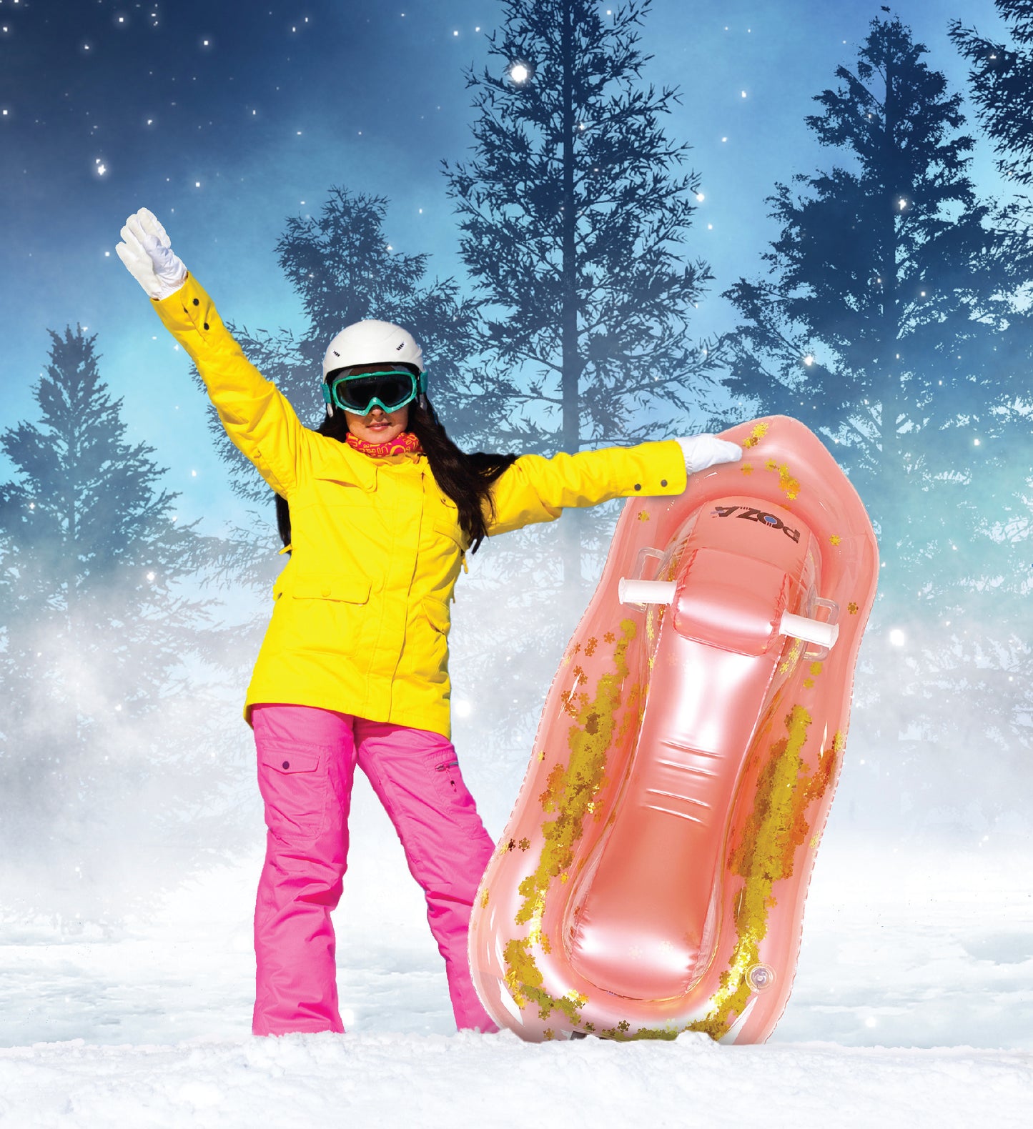 Rose Gold Snowmobile - Poza