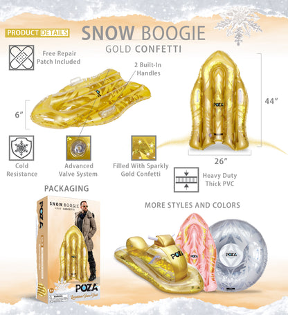Pool Float - GOLD SNOW BOOGIE