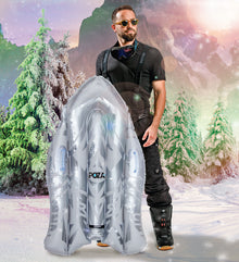 Pool Float - SILVER SNOW BOOGIE