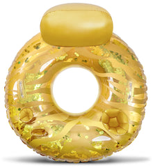 Pool Float - GOLD LUXURY TUBE