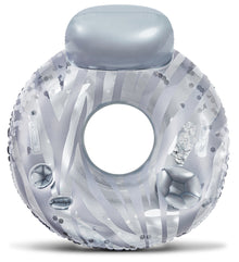 Pool Float - SILVER LUXURY TUBE