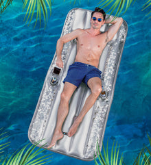 Pool Float - SILVER POOL MATTRESS