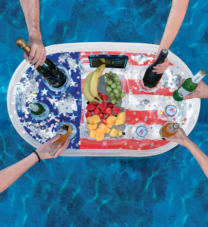 Pool Float - USA FLAG FLOATING COOLER