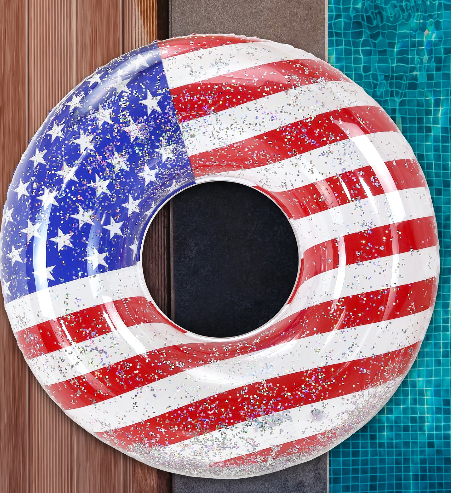 Pool Float - GIANT 48 INCH TUBE - USA FLAG