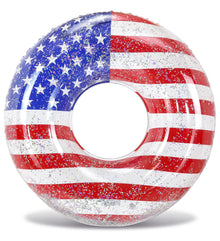 Pool Float - GIANT 48 INCH TUBE - USA FLAG