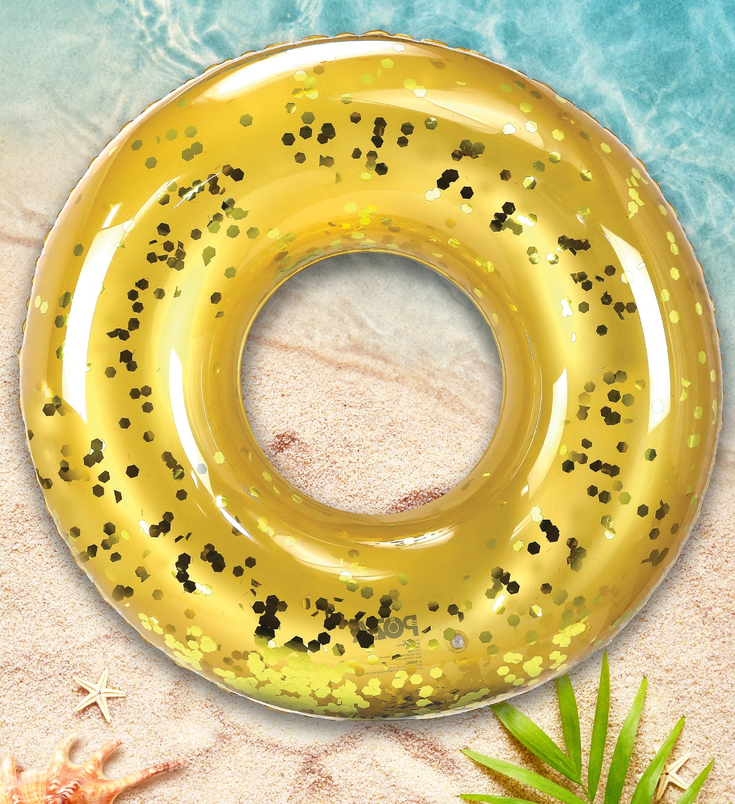 Pool Float - GIANT 48 INCH TUBE - GOLD