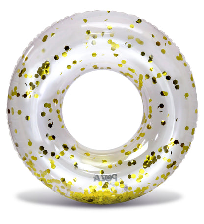Pool Float - 36 INCH TUBE - PEARL WHITE GOLD
