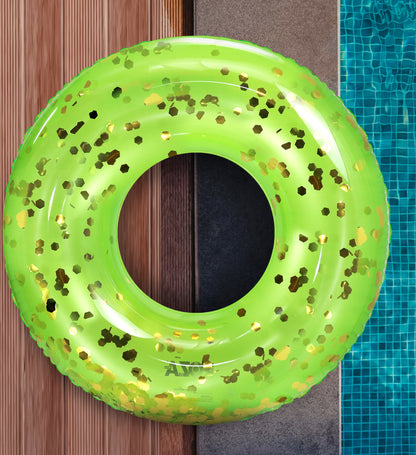 Pool Float - 36 INCH TUBE - GREEN GOLD