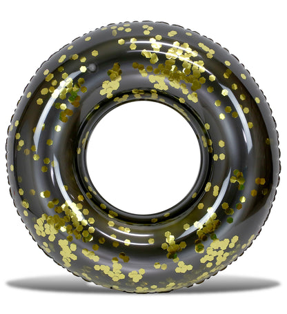 Pool Float - 36 INCH TUBE - BLACK GOLD