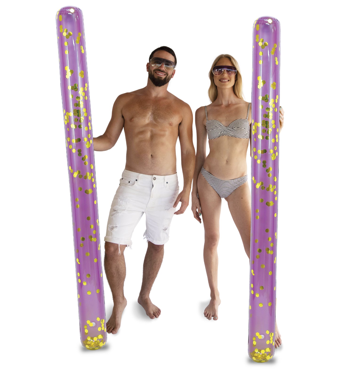 Pool Float - 74" PURPLE GOLD NOODLE - SET OF 2