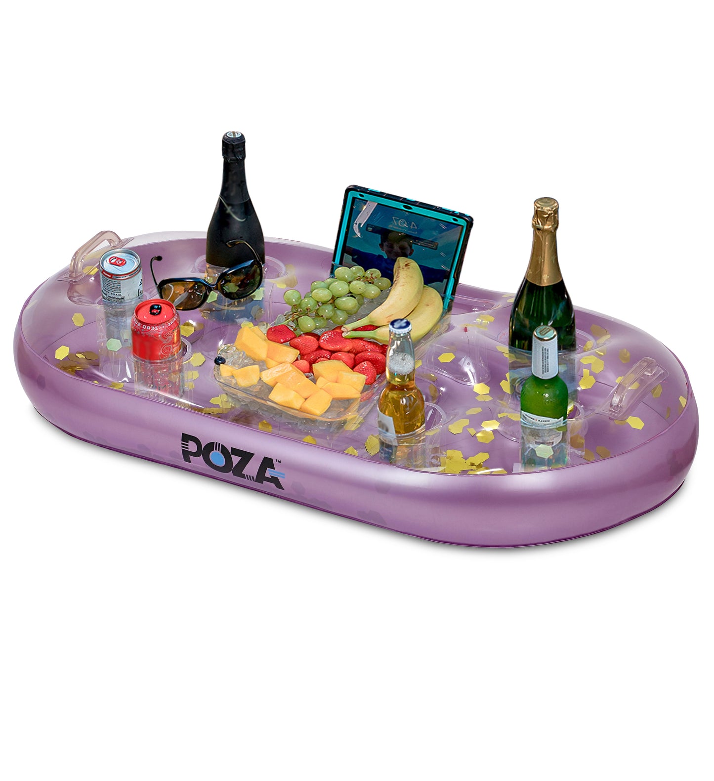 Pool Float - PURPLE GOLD FLOATING COOLER