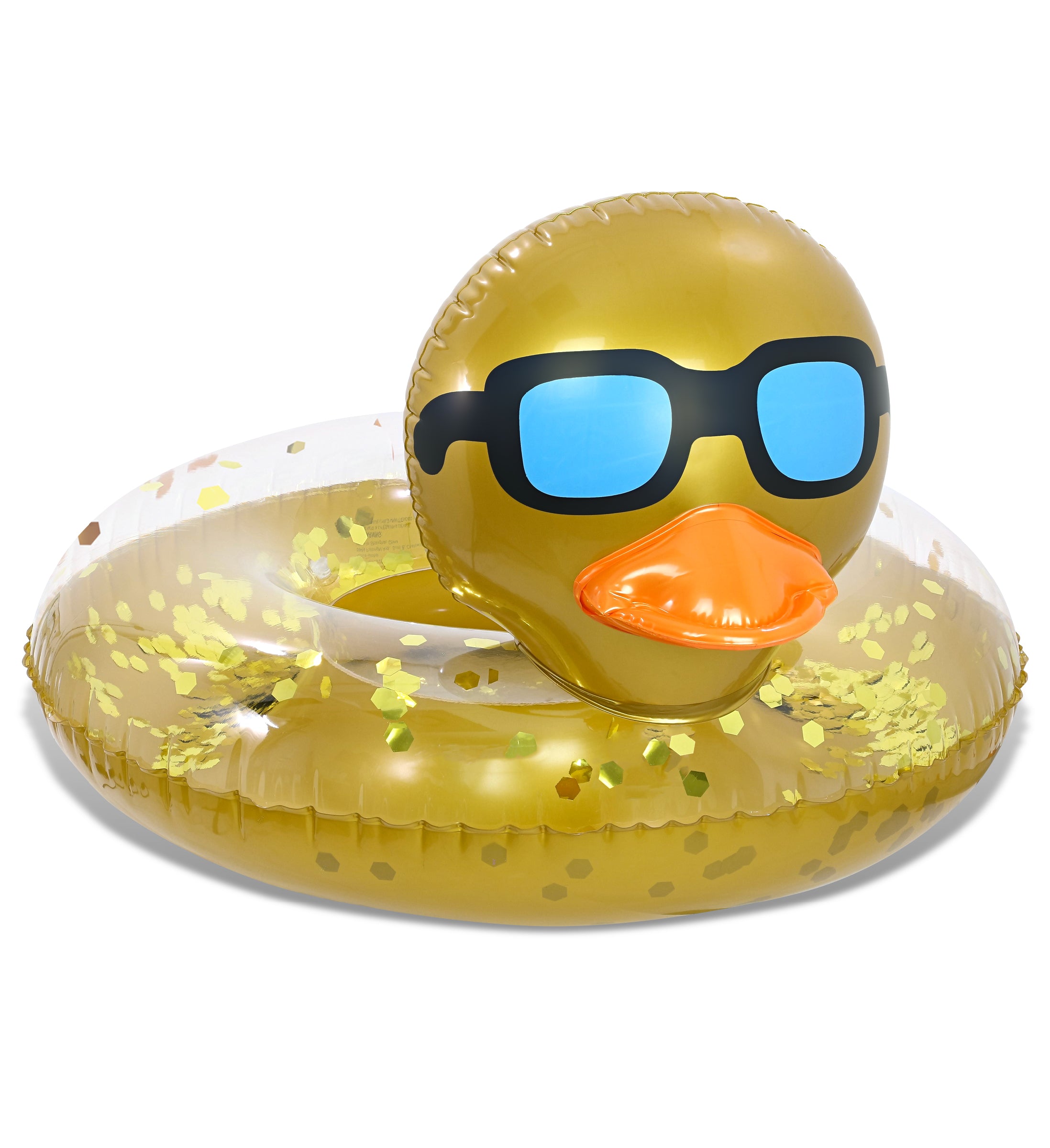 Pool Float - DUCK POOL TUBE - GOLD