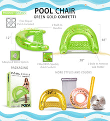 POZA - GREEN GOLD POOL CHAIR