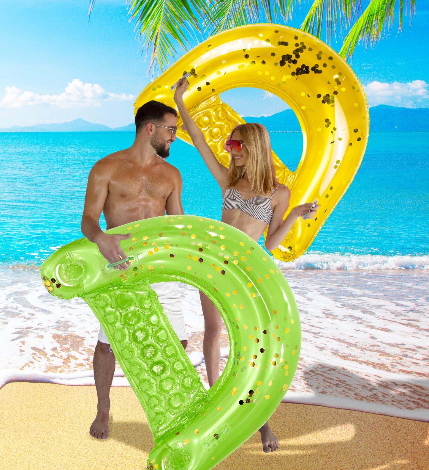 POZA - GREEN GOLD POOL CHAIR