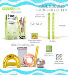 POZA - 74" GREEN GOLD NOODLE - SET OF 2