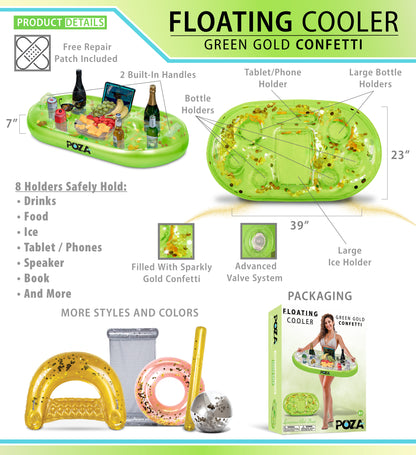 POZA - GREEN GOLD FLOATING COOLER