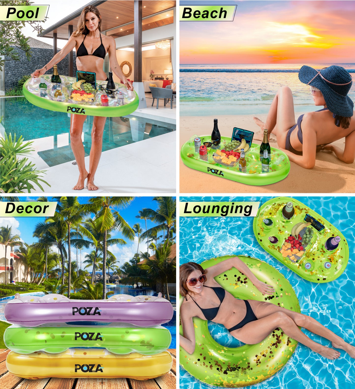 POZA - GREEN GOLD FLOATING COOLER