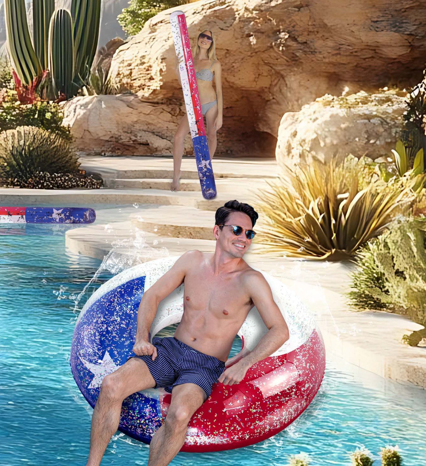 POZA - GIANT 48 INCH TUBE - TEXAS FLAG