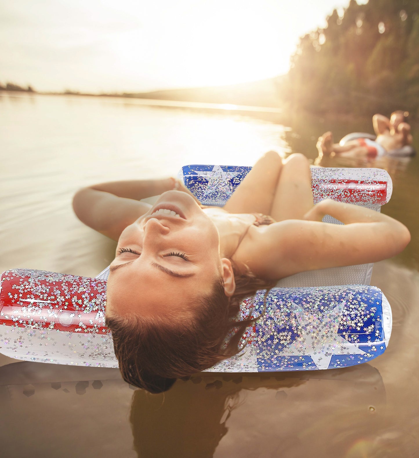 POZA - TEXAS FLAG WATER HAMMOCK