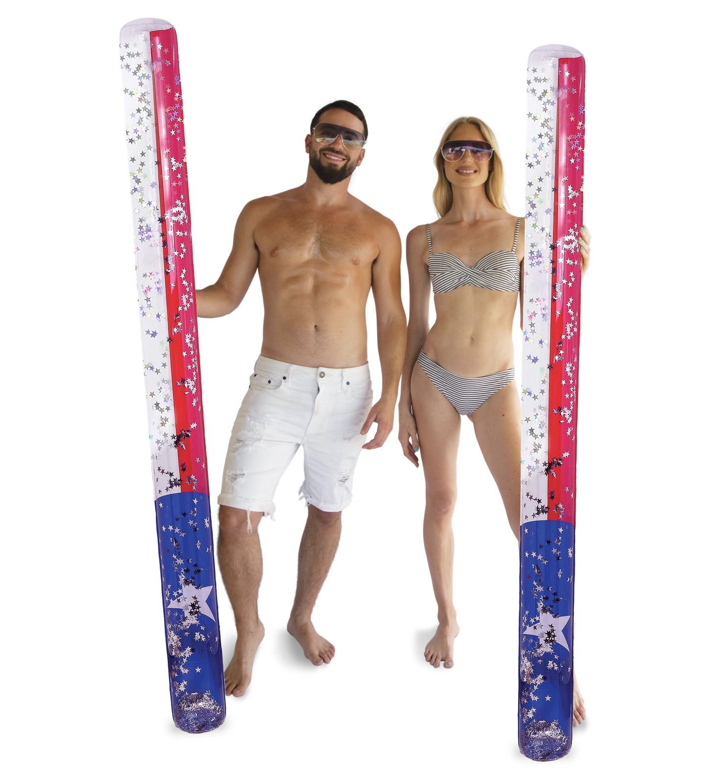 POZA - 74" NOODLE - SET OF 2 - TEXAS FLAG