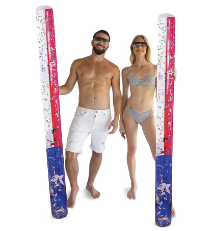 POZA - 74" NOODLE - SET OF 2 - TEXAS FLAG
