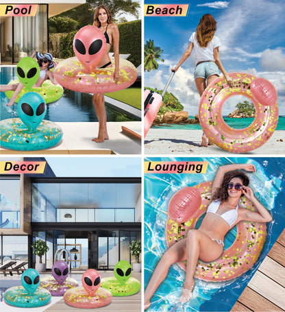 POZA - ALIEN POOL TUBE - ROSE GOLD