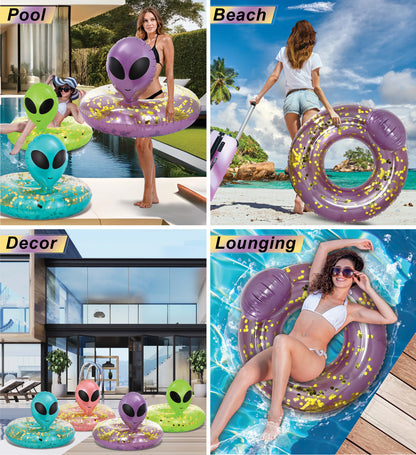 POZA - ALIEN POOL TUBE - PURPLE GOLD