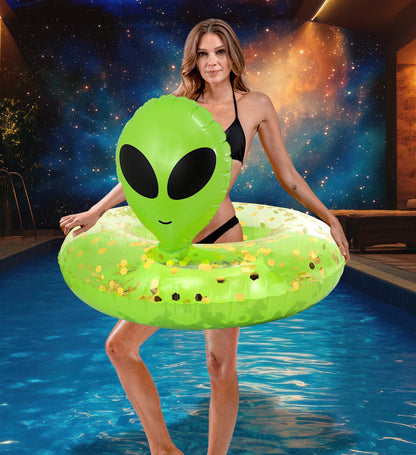 POZA - ALIEN POOL TUBE - GREEN GOLD