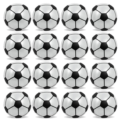 POZA - 8 INCH BEACH BALL - SOCCER - SET OF 16