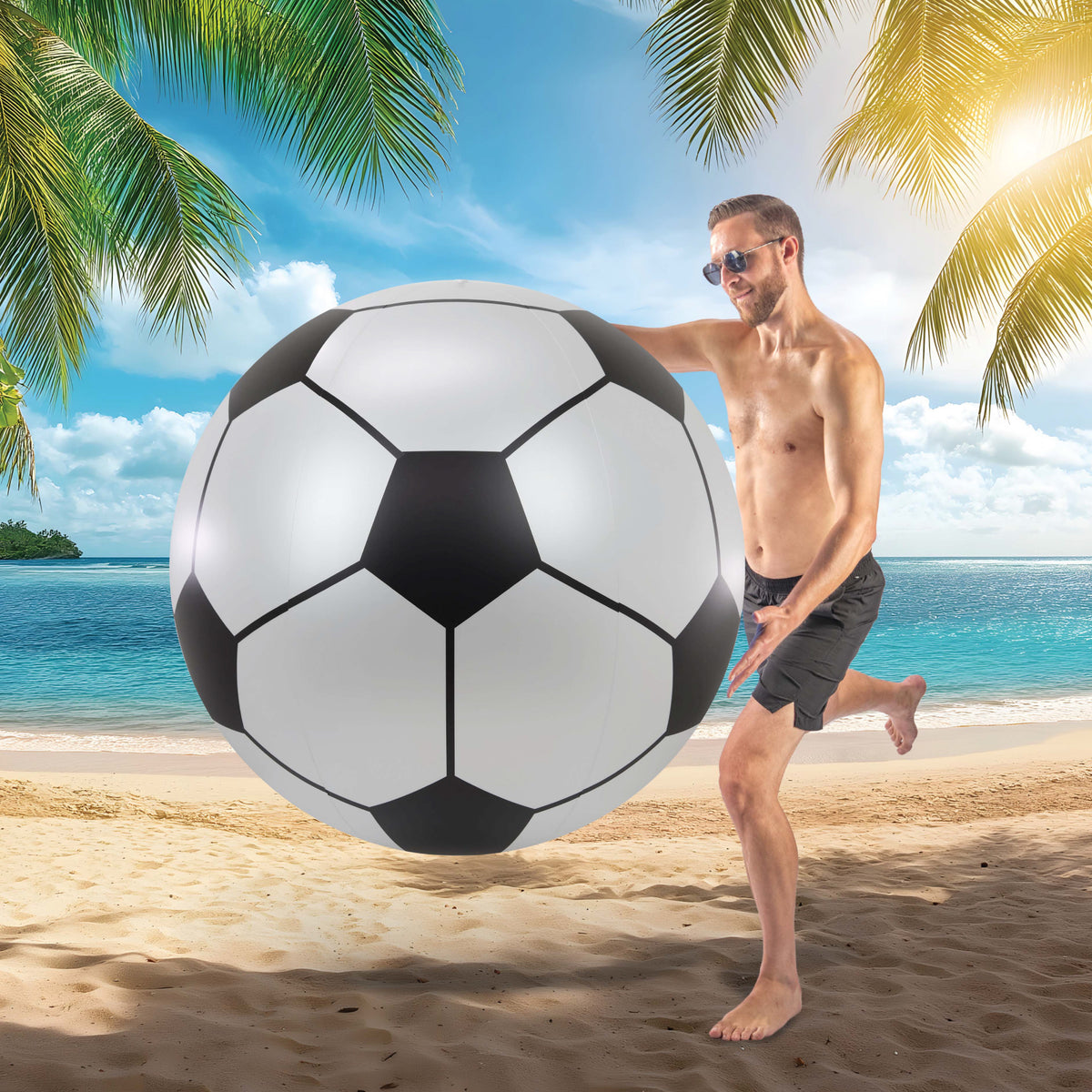 POZA - 42 INCH BEACH BALL - SOCCER