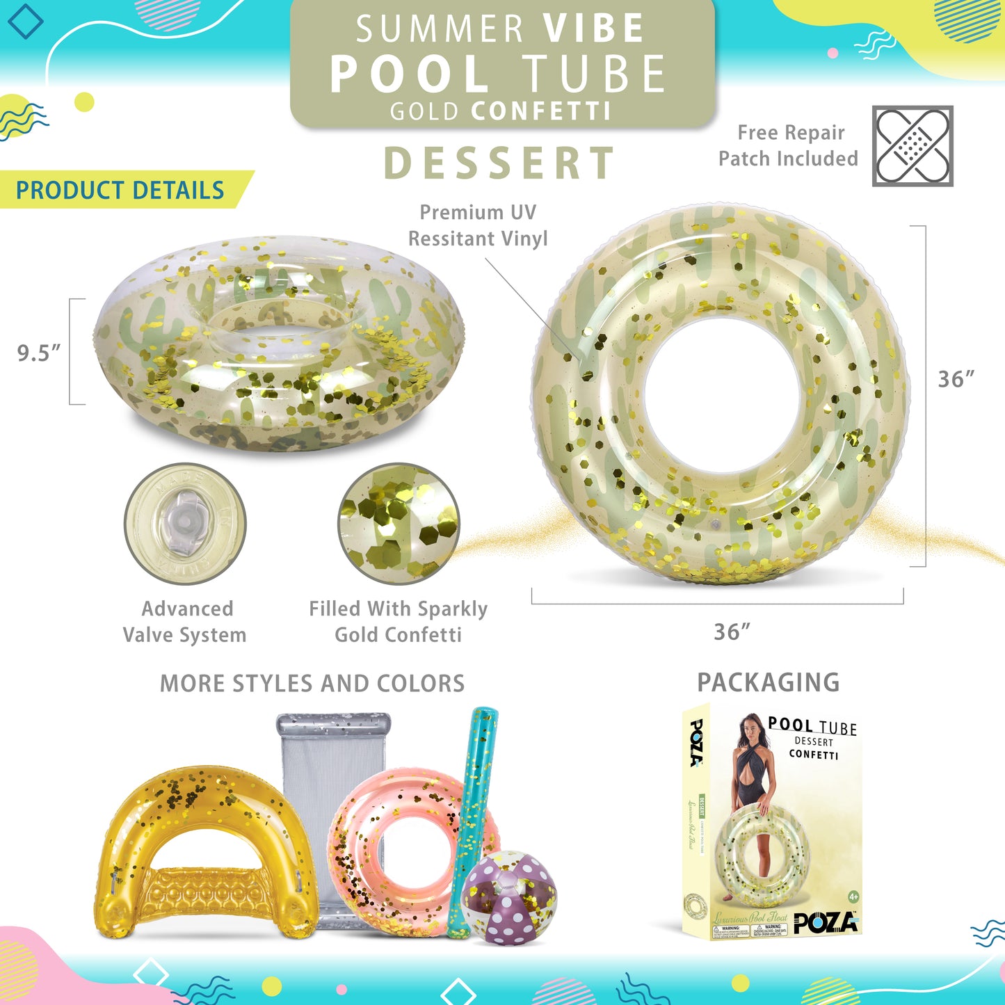 POZA - 36 INCH TUBE - DESSERT