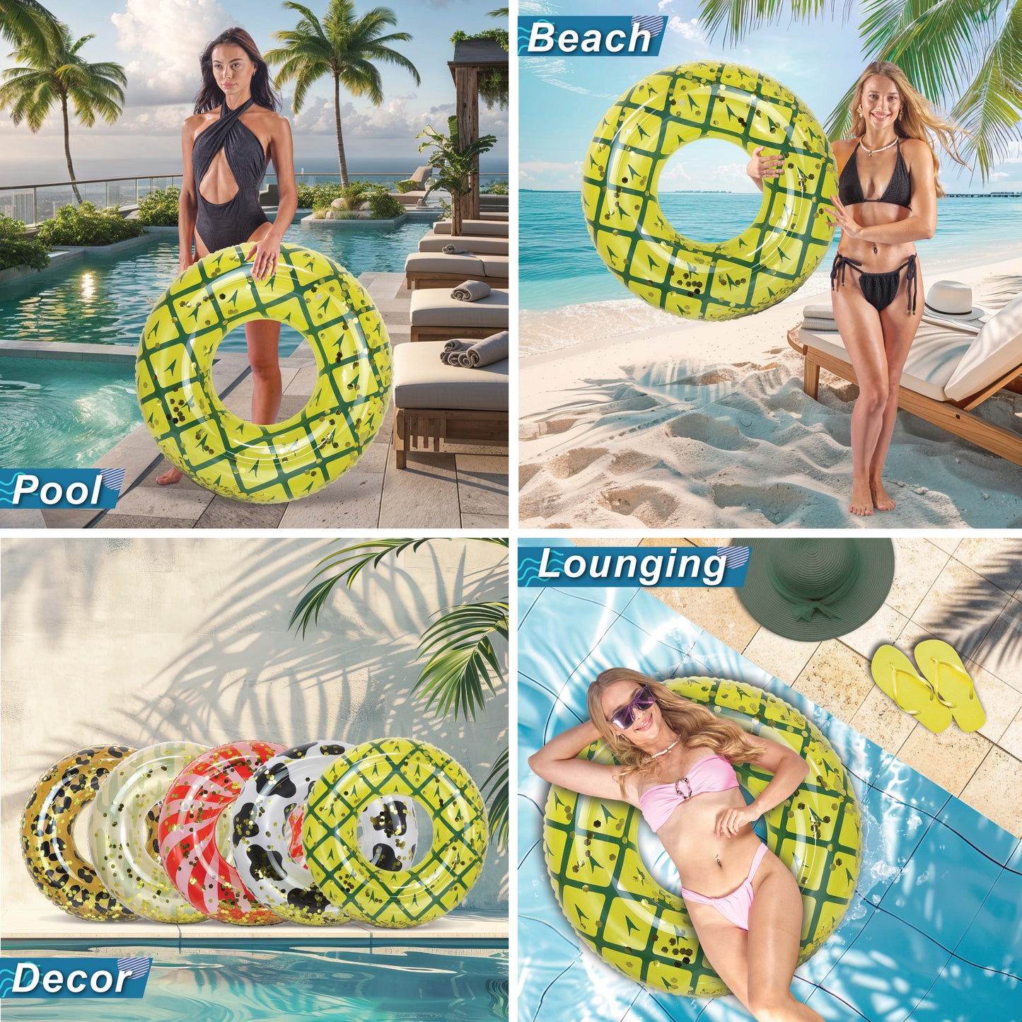 POZA - 36 INCH TUBE - PINEAPPLE