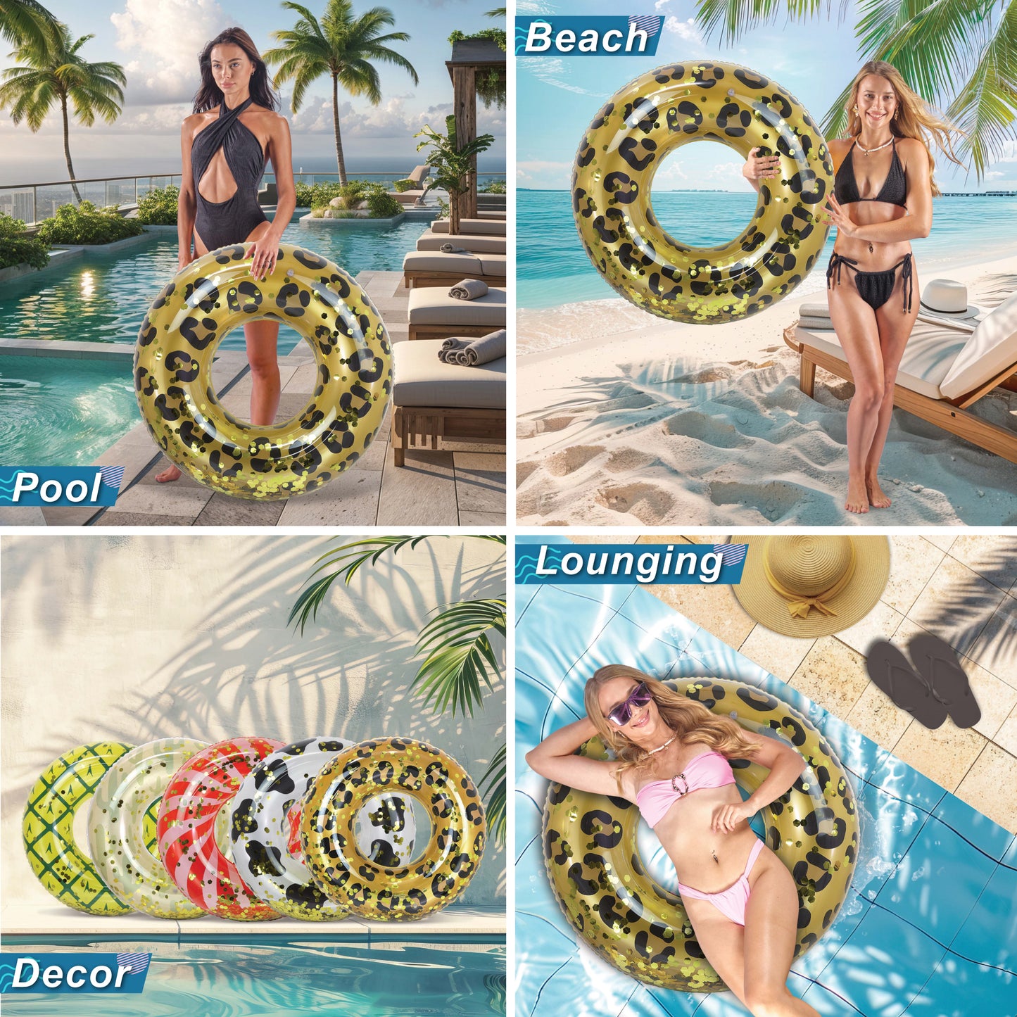 POZA - 36 INCH TUBE - LEOPARD