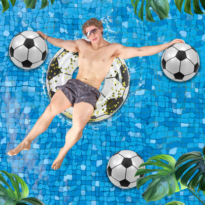 POZA - 16 INCH BEACH BALL - SOCCER - SET OF 3
