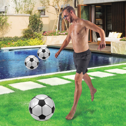 POZA - 16 INCH BEACH BALL - SOCCER - SET OF 3