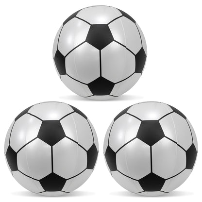 POZA - 16 INCH BEACH BALL - SOCCER - SET OF 3