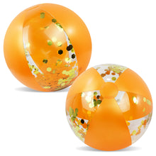 POZA - 16 INCH BEACH BALL - ORANGE GOLD - SET OF 2