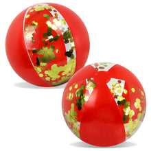 POZA - 16 INCH BEACH BALL - RED GOLD - SET OF 2