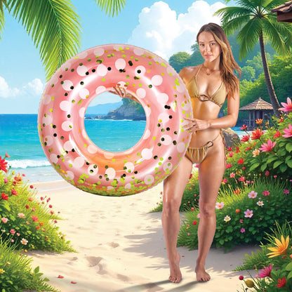 POZA - 36 INCH POLKA DOT TUBE - ROSE GOLD