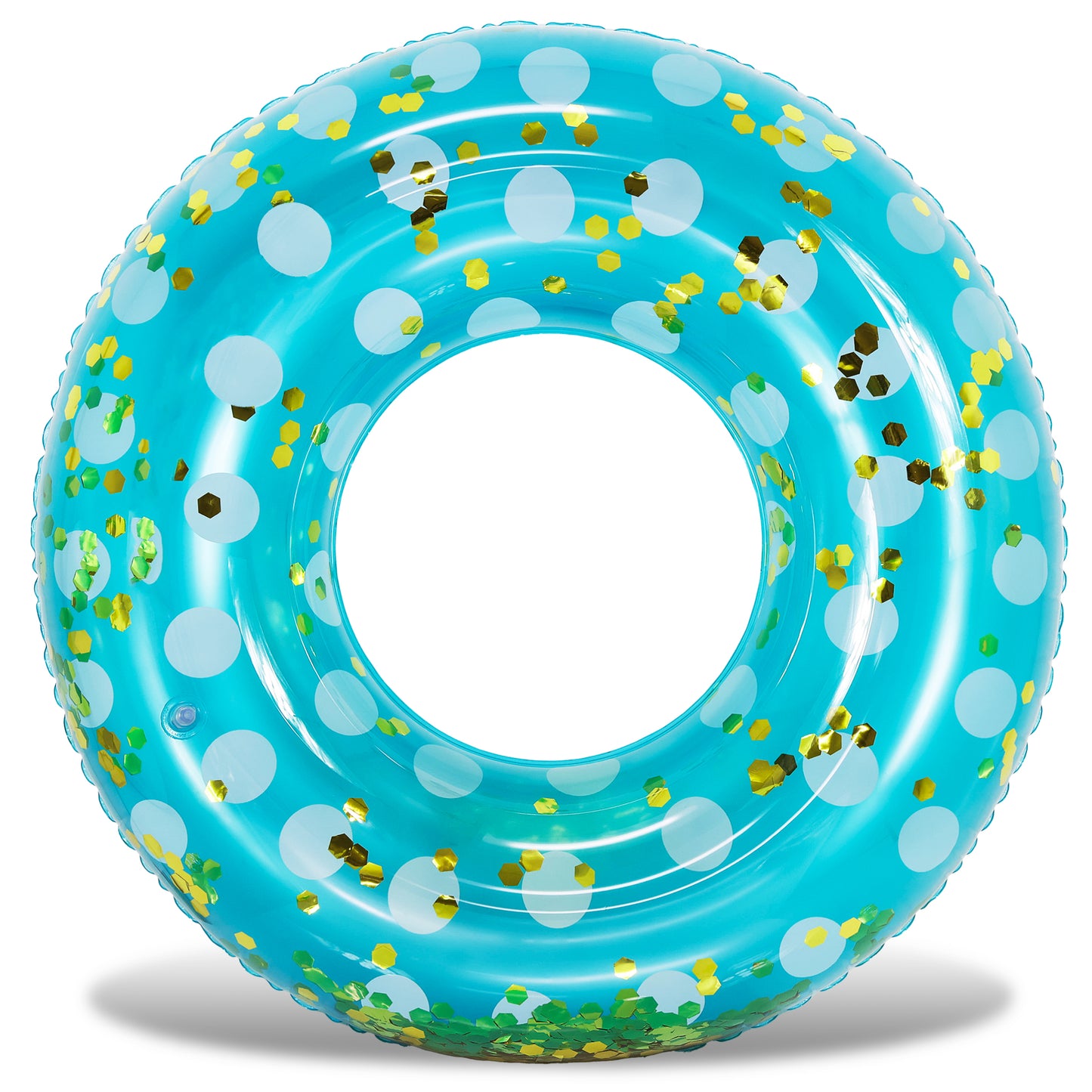 POZA - 36 INCH POLKA DOT TUBE - BLUE GOLD