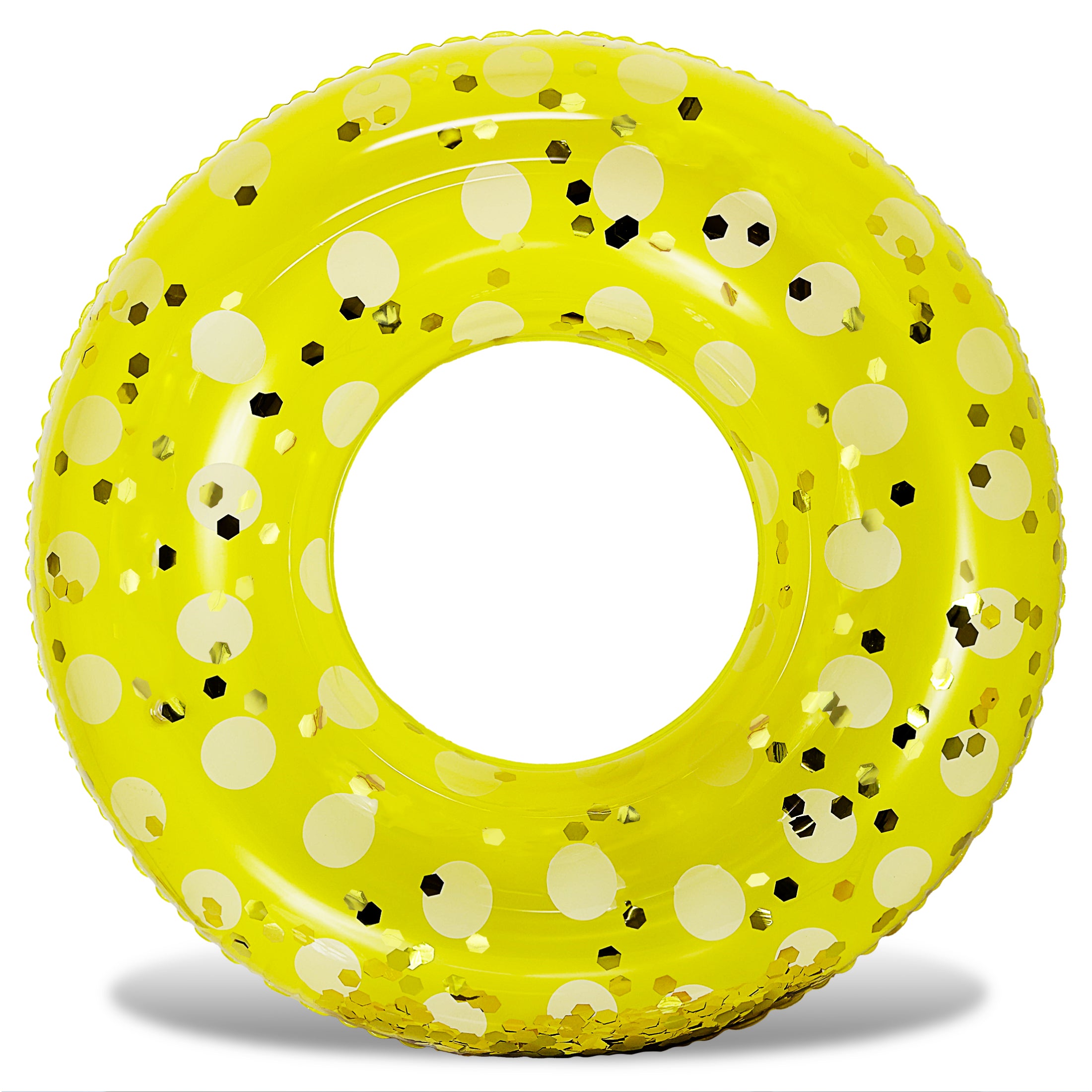 POZA - 36 INCH POLKA DOT TUBE - YELLOW GOLD