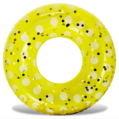 POZA - 36 INCH POLKA DOT TUBE - YELLOW GOLD