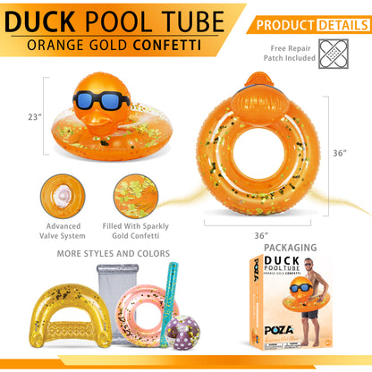 POZA - 36 INCH DUCK TUBE - ORANGE GOLD