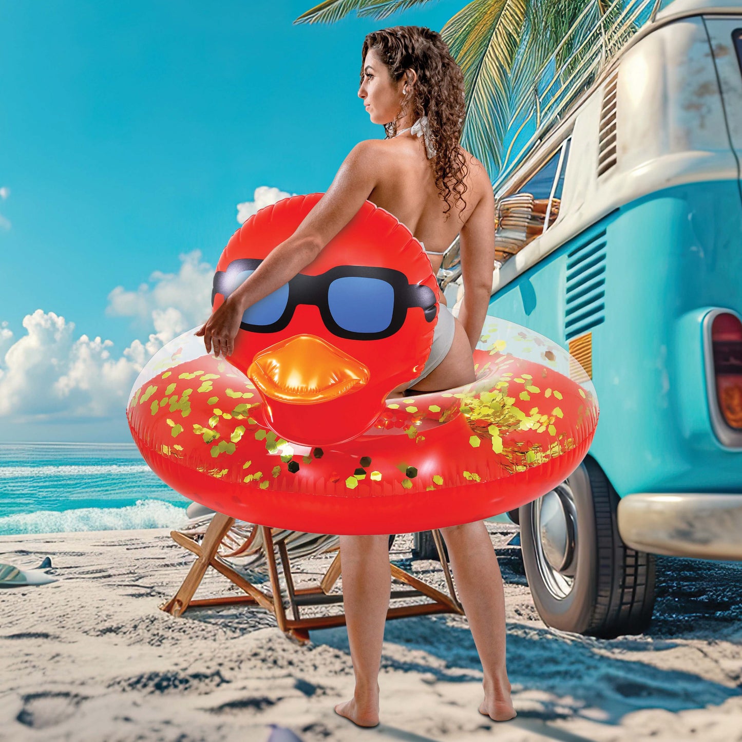 POZA - 36 INCH DUCK TUBE - RED GOLD