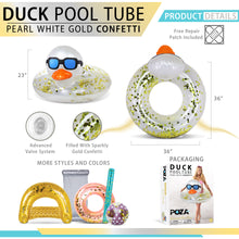 POZA - 36 INCH DUCK TUBE - PEARL WHITE