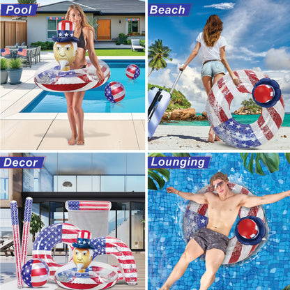 POZA - 36 INCH UNCLE SAM TUBE - USA FLAG