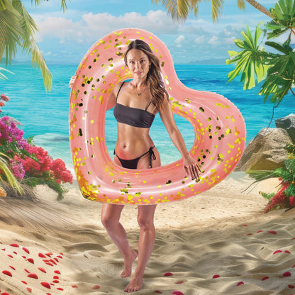 POZA - 48 INCH HEART TUBE - ROSE GOLD